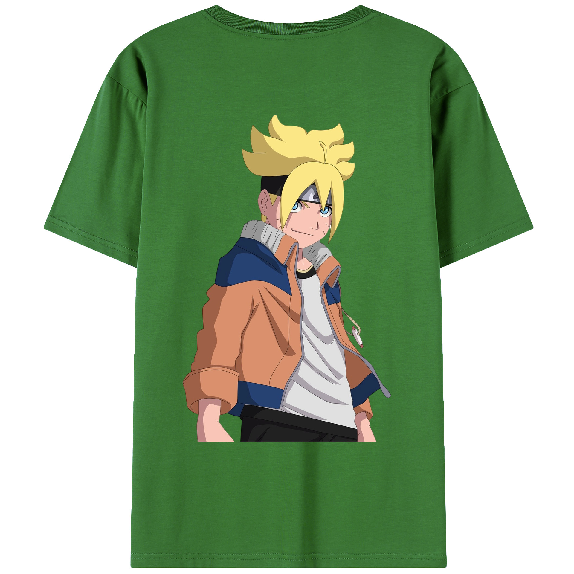 （画像用） NARUTO -ナルト- うずまき ナルト Uzumaki Naruto レディース半袖Tシャツ(バックプリント)